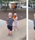 Doi copii care s-au vindecat de cancer s-au întâlnit prima dată în afara spitalului. Ce emoționant!