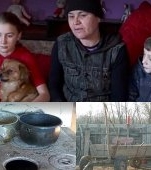 5 copii din Iași trăiesc de pe o zi pe alta. „Tata este bolnav și nu poate munci. Ne descurcăm cam greul”