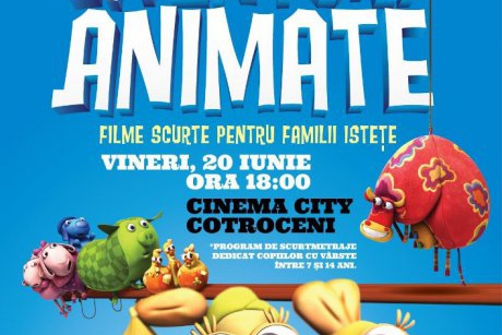 Aventuri Animate, un eveniment cu filme scurte pentru copii si familii istete