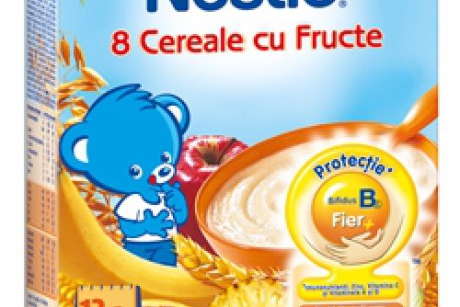 Nestlé lanseaza noile cereale  pentru sugari si copii mici, cu fier+