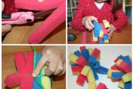 Ce puteţi realiza cu ajutorul bureţilor- sugestii de activităţi de crafting pentru tine si copilul tau