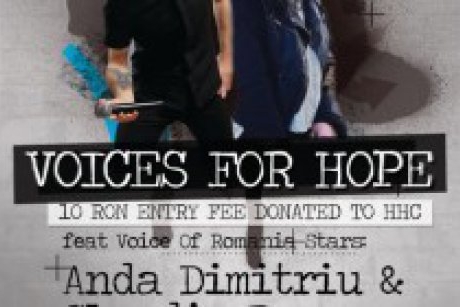 Voices for Hope - Anda Dimitriu si Claudiu Rusu de la Vocea Romaniei canta pentru copiii vulnerabili