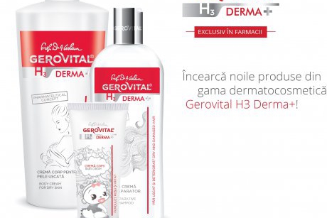 Premii pentru mamici si bebelusi: castiga unul dintre cele 3 seturi de dermatocosmetice Gerovital H3 Derma+!