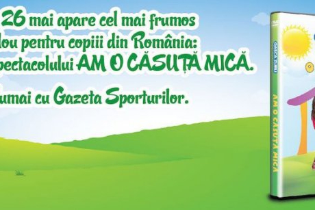 Gașca Zurli îți aduce împreună cu Gazeta Sporturilor cel mai așteptat cadou de Ziua Copilului – DVD-ul „Am o căsuță mică”!