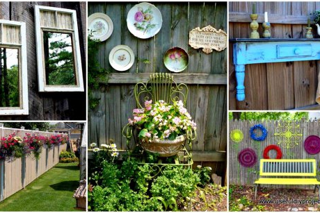 100 de idei superbe de decorare a gardului din grădină