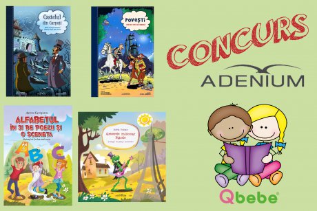 Câştigă setul de cărţi pentru copii oferit de editura Adenium