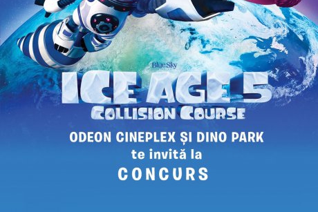 Câştigă cu Ice Age una dintre cele 3 invitaţii părinte+copil la Dino Parc Râşnov