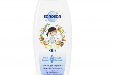 Transformă baia în distracție cu gama Sanosan Natural Kids