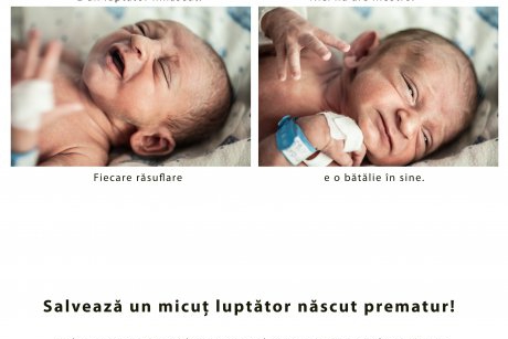 Cu un simplu formular poți salva viața unui copil născut prematur în Romania!   