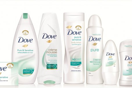Dove lanseaza noua gama Dove Pure & Sensitive, special creata pentru pielea sensibila