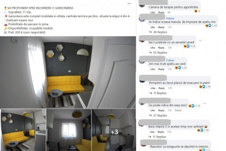 De ce a devenit viral anunțul cu o garsonieră de închiriat din Cluj? Comentariile sunt incredibile!