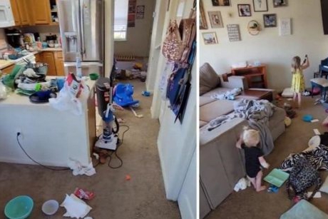 Iată ce se întâmplă când nu faci curățenie 4 zile într-o casă cu 4 copii