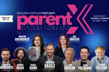 ParentX Events – Resursa copiilor împliniți - Revoluționăm educația copiilor și a părinților în România