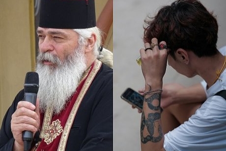 Ce părere are părintele Calistrat despre tinerii care poartă tatuaje?