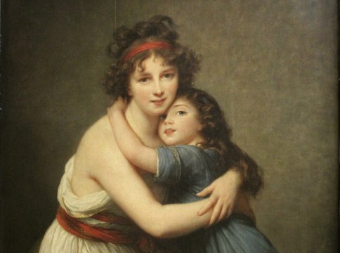 Elisabeth Louise Vigée Le Brun, Autoportret cu fiica ei, 1789