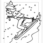 Desene de colorat de iarna poza 8