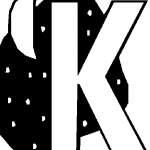 Desen de colorat litera K
