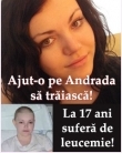 Ajut-o pe Andrada sa traiasca!