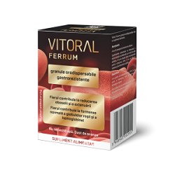 Supliment alimentar Vitoral Ferrum granule orodispersabile
