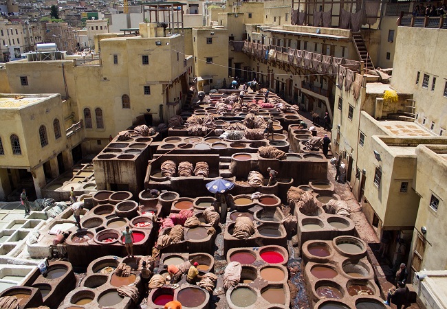 O tabacarie din orasul marocan Fez