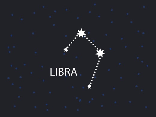 zodia Balanta reprezentata sub forma de constelatie