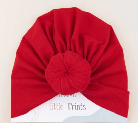 turban pentru bebelusi rosu