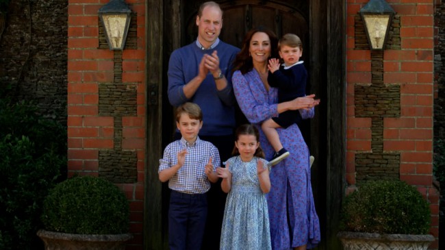 Kate Middleton, Printul William, Printul George, Printesa Charlotte si Printul Louis