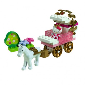 BIG Hello Kitty caleasca printese - set 26 cuburi