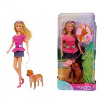 Steffi & Evi, papusa my barking friend
