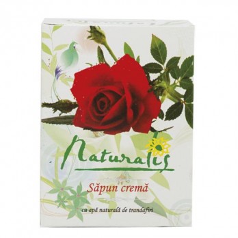 Naturalis sapun cu ulei esential de trandafir 100g formula noua