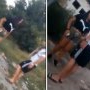 Un bărbat este filmat în timp ce lovește o fată de 13 ani: „Vrei să te bag în portbagaj?”