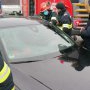 Copil de 2 ani blocat în mașină singur pe autostrada A1. Au intervenit pompierii