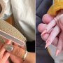 O mamă îi pune unghii false bebelușului ei și internetul o ia razna