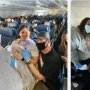 Lavinia a născut la 9.000 de metri altitudine în avion. Nici măcar nu știa că e însărcinată