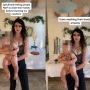 O mamă le interzice oamenilor care intră în contact cu bebelușul ei să se spele pe mâini