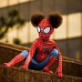 Poza zilei: fetița care îl adoră pe Spider-Man a „rupt” internetul