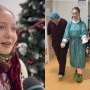 Alexia, fetița căreia i-au fost replantate brațele amputate, a mers să-i colinde pe medicii care i-au salvat viața