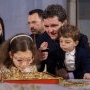 Fiul lui Nicușor Dan a fost în centrul atenției la sfințirea Catedralei Mântuirii Neamului. Ce spectacol a oferit celor prezenți