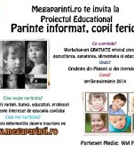 Incepe Campania “Parinte informat, copil fericit” - Workshopuri pentru parinti organizate de Megaparinti.ro in gradinite din Ploiesti