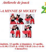 La atelierele de joaca Zurli ne jucam de-a Minnie si Mickey si invatam sa pictam!