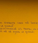 Redirectioneaza 2% din impozitul pe venit pentru un microbuz care sa-i duca in siguranta pe copiii nevazatori la scoala!