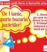 De 1 iunie, fa o bucurie unui copil nevoias