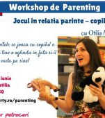 Workshop de Parenting cu Otilia Mantelers: “Jocul in relatia parinte-copil: Apropiere, Incredere, Vindecare”