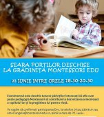 Seara Portilor Deschise la Gradinita Montessori Edu