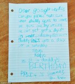 Raspunsul Google cand fetita unui angajat roaga conducerea printr-o scrisoare sa ii dea concediu tatalui ei 