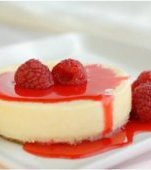 Desert de vara: cheesecake cu zmeura