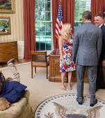 Cel mai tare copil- Ce facea micutul in timpul unei intalniri oficiale cu Barack Obama