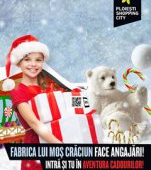 Magia sarbatorilor de iarna revine in Ploiesti Shopping City: Fabrica lui Mos Craciun isi redeschide portile