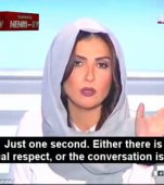 Cum i-a inchis gura o prezentatoare araba unui cleric extremist islamist