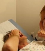 Cel mai frumos cadou de Ziua Mamei: Un tata experimenteaza durerile nasterii